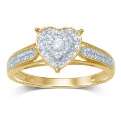 14K 0.27CT Diamond Fashion Ring - 36317